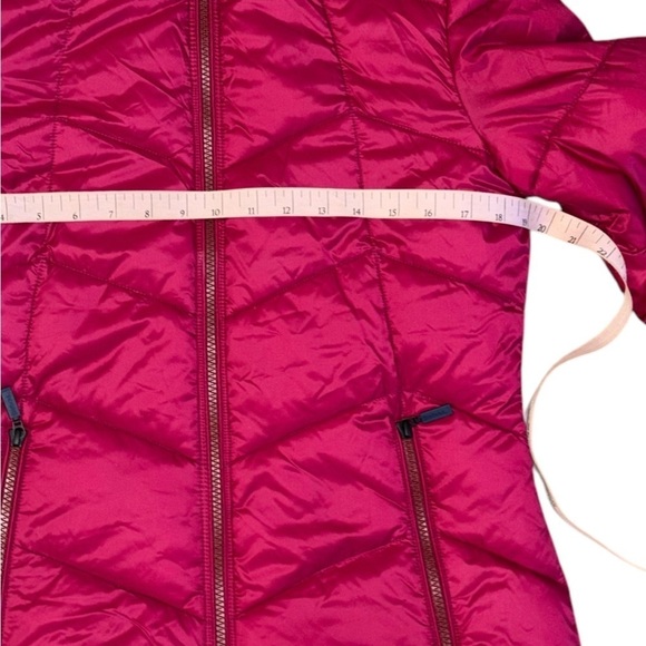 Barbour Gangway Quilted Zip Puffer Coat Jacket Women’s 6 Fuchsia Deep Pink Navy - Picture 11 of 14